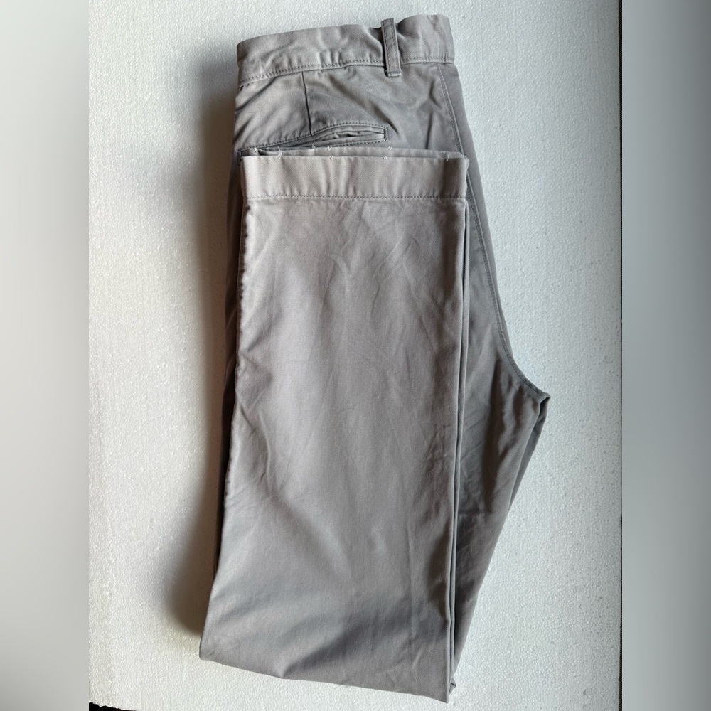 JCREW CLASSIC FIT 100% COTTON GREY BROKEN IN CHINO PANTS 32x32 - Picture 3 of 5